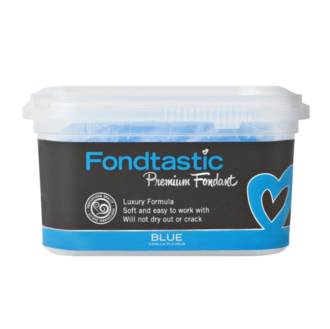 Fondtastic Premium Fondant - Blue 250g