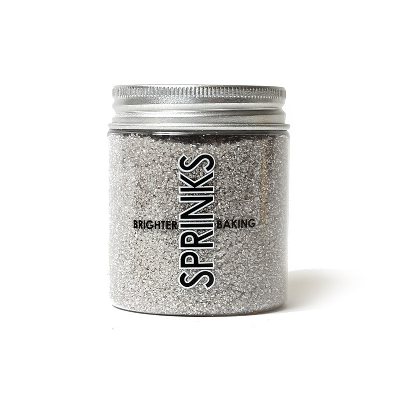 Shimmering Silver Sanding Sugar - Sprinks 85g