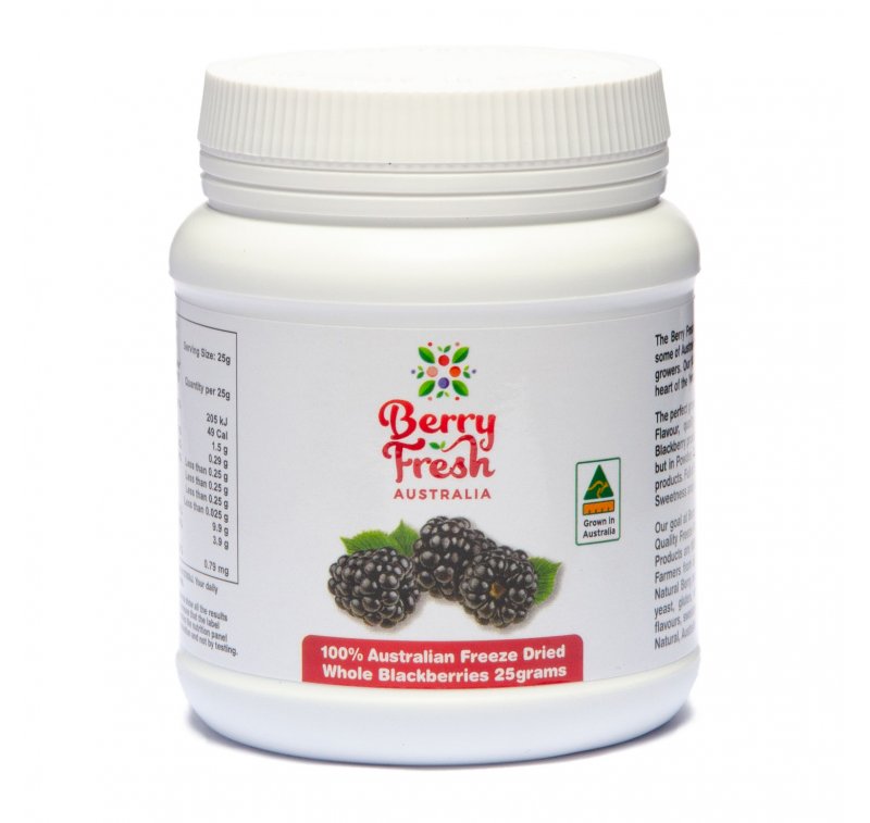 Berry Fresh Whole Blackberries 25g