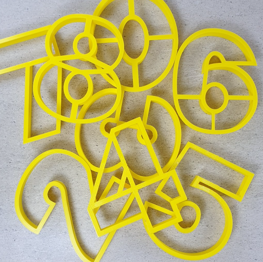 Custom Cookie Cutters Number Cutters 0 - (Wide Version) (WS) 70mm