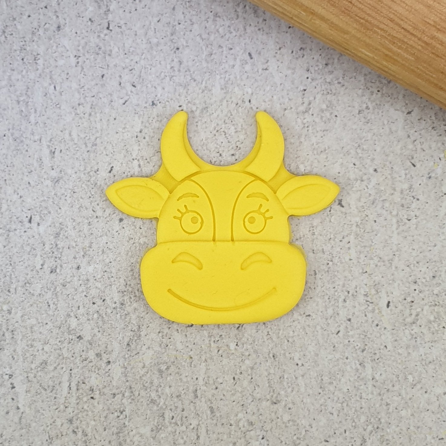 Custom Cookie Cutters - Cow Debosser & Cutter