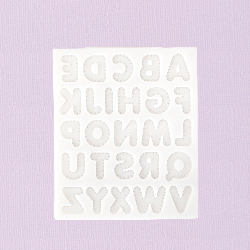 Caking it Up - Stitched Alphabet Silicone Mould