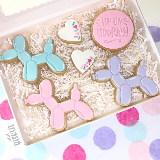 Balloon Dog Stamp and Cutter Set (Little Biskut)