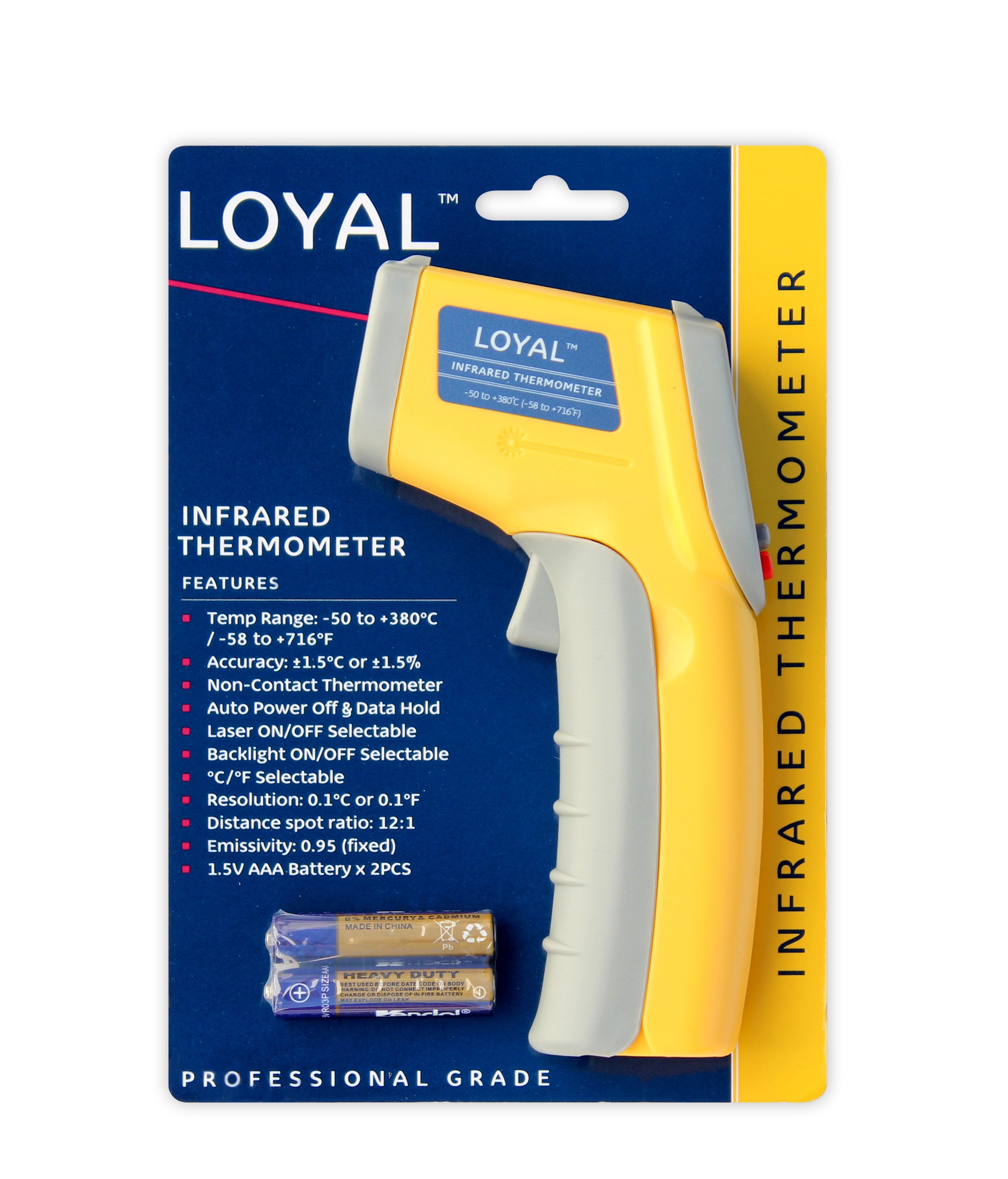 Loyal Infrared Thermometer -50 to +380