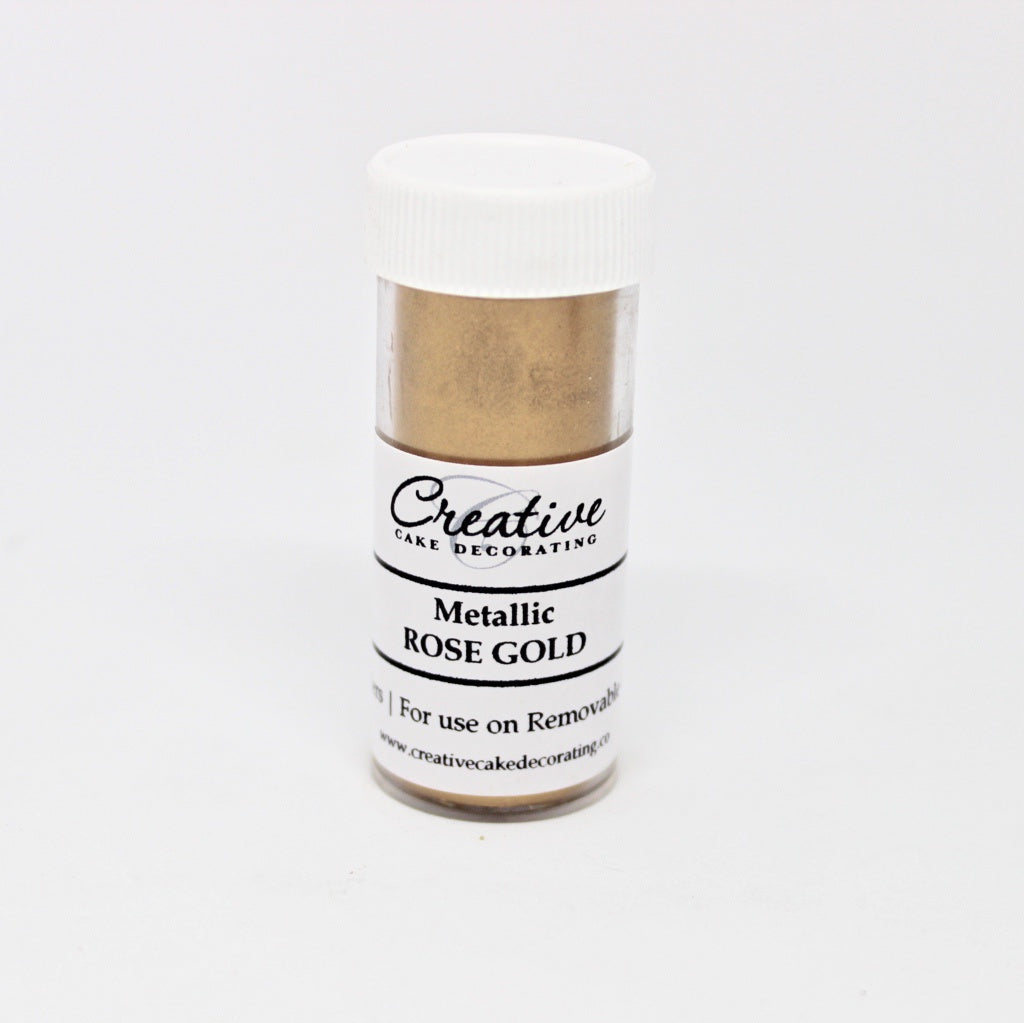 Creative Cake Decorating Dust - Metallic Lustre Rose Gold 4g