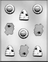 Bee Assortment Chocolate Mould