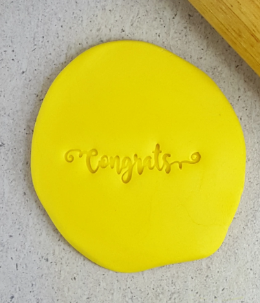 Custom Cookie Cutter Congrats