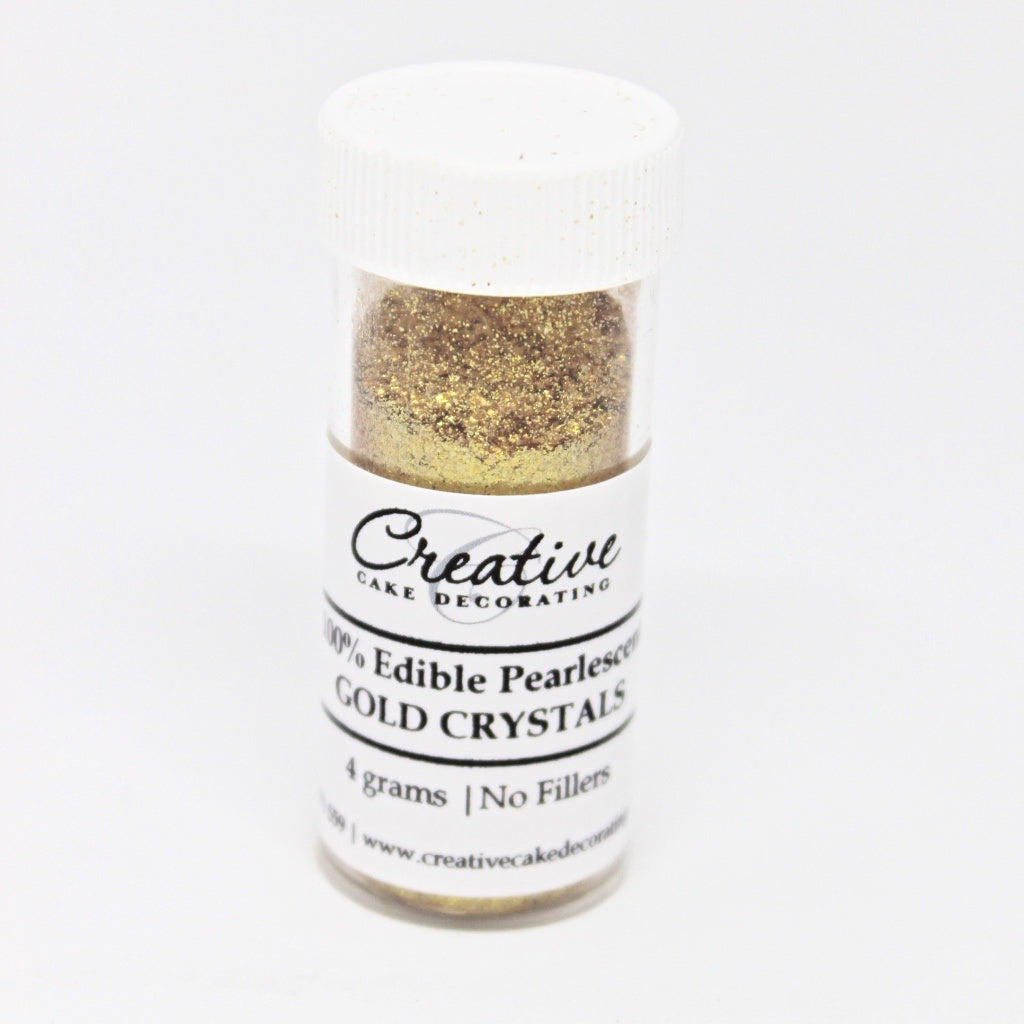 Creative Cake Decorating Dust - Pearl Lustre Gold Crystals 5g
