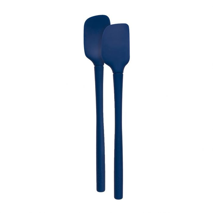 Flex-Core All Silicone Set 2 Mini Spatula/Spoon - Deep Indigo