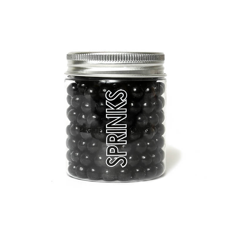 Pearls Black 7mm Sprinkles - Sprinks 80g