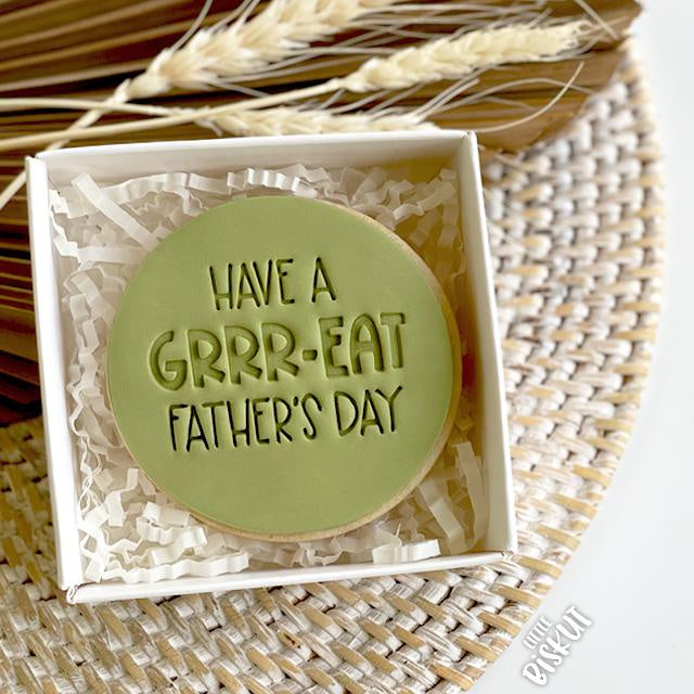 Have a Grrr-Eat Fathers Day Embosser (Little Biskut)