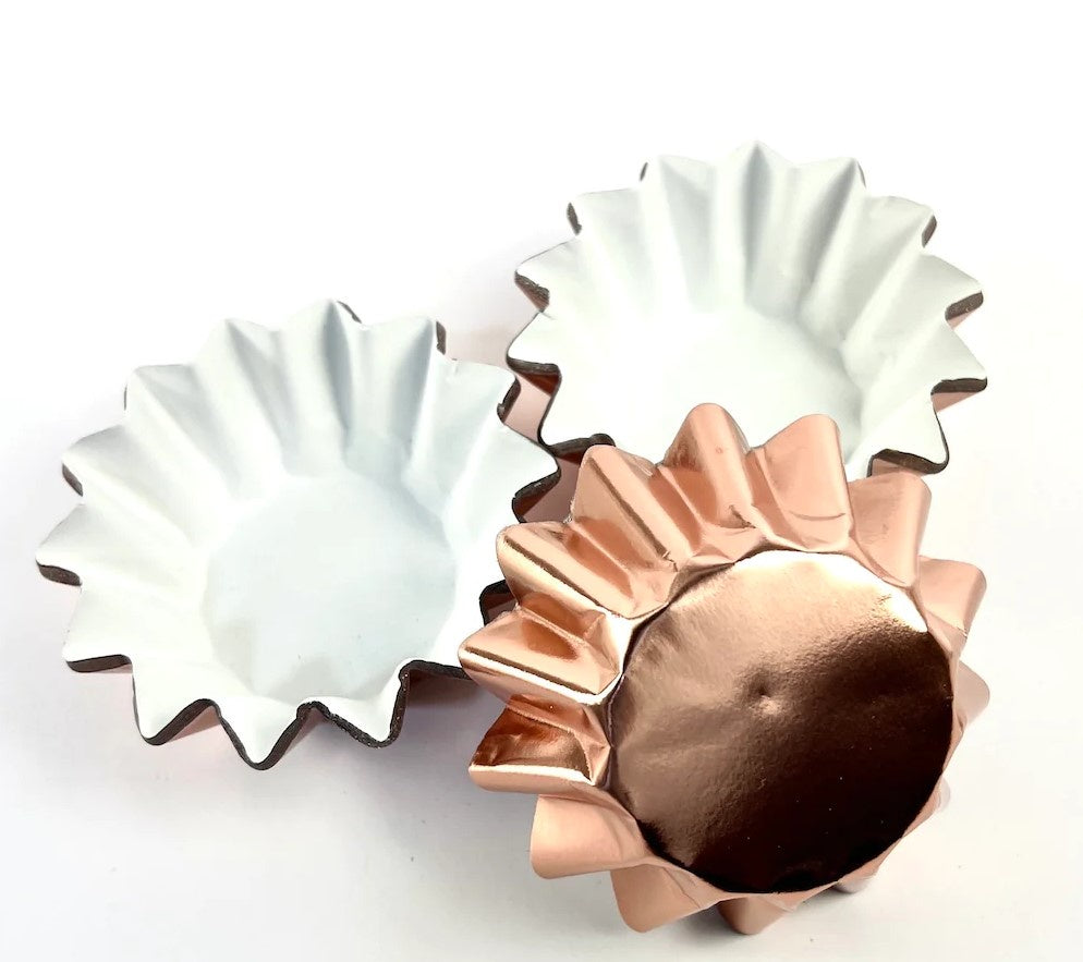 More Cuppies Rose Gold Foil 48pk