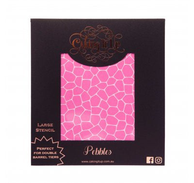 Caking It Up Cake Stencil – Pebbles