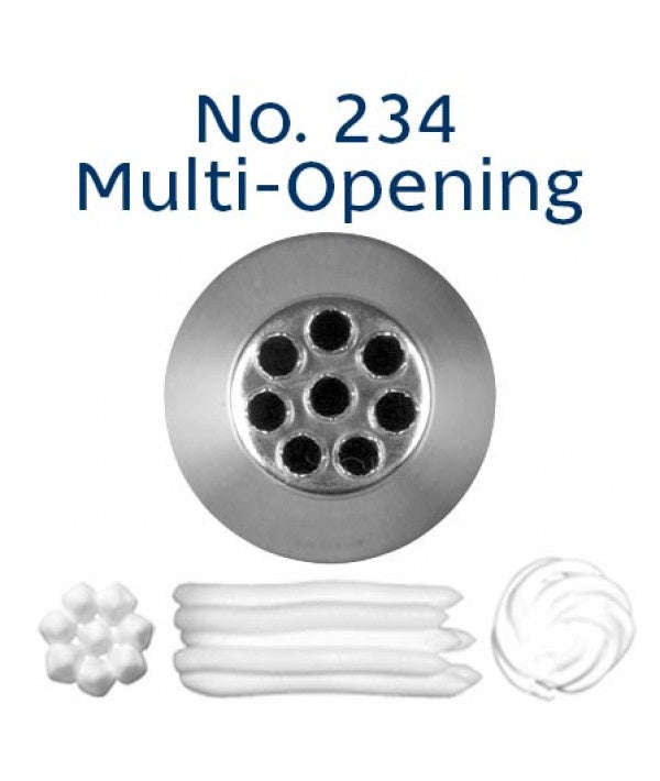 Loyal No. 234 Multi Opening Piping Tip S/S
