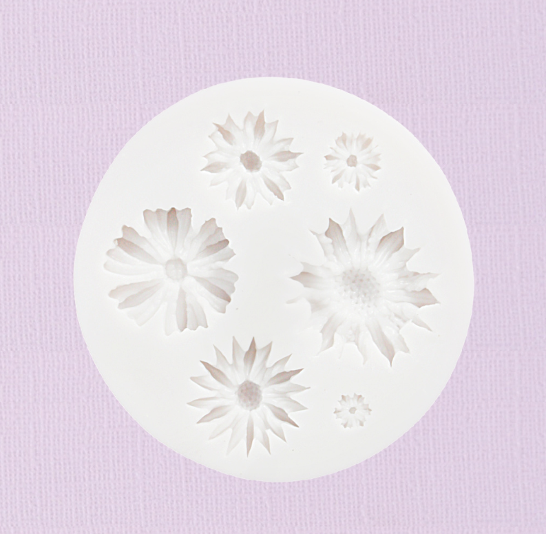 Caking it Up - Daisy Flowers Assorted Silicone Mould