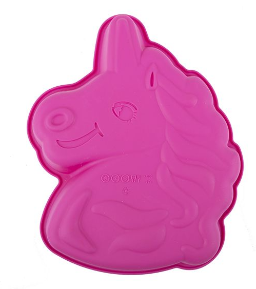 Silicone Unicorn Cake Mould 28.5cmx23.5cmx5cm Pink