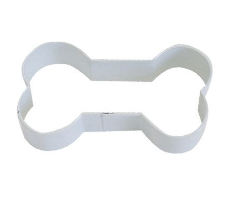 Dog Bone Cookie Cutter 9cm (White)