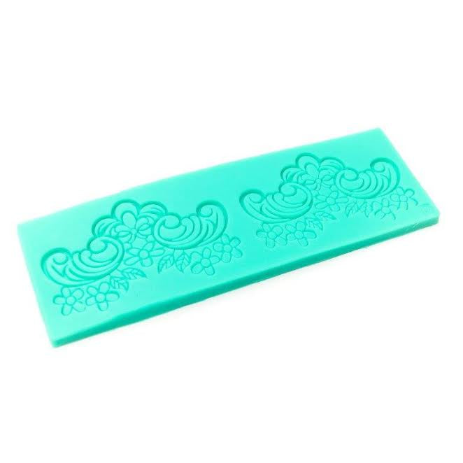 Silicone Mould - Embroidered Lace