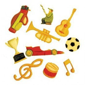 FMM Music and Sports Tappits Set - Set of 10