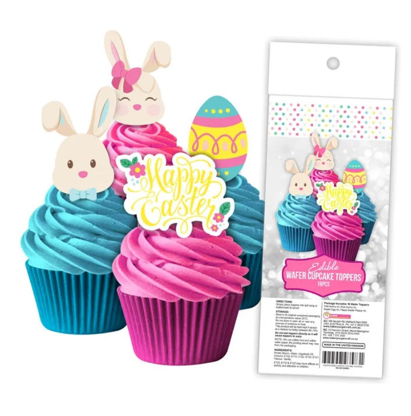 Easter Themed Cupcake Toppers 16 piece pack