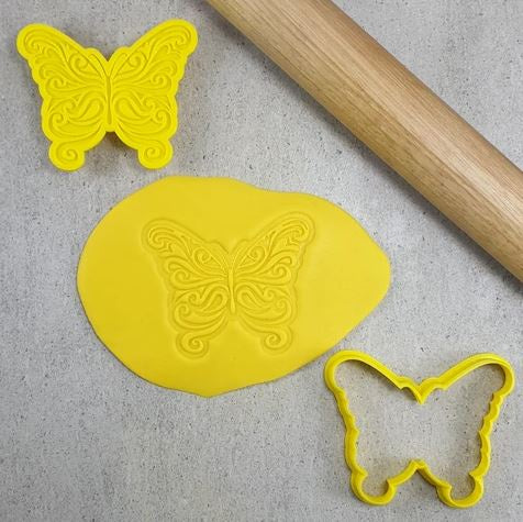 Custom Cookie Cutters Butterfly 3D Cutter and Embosser