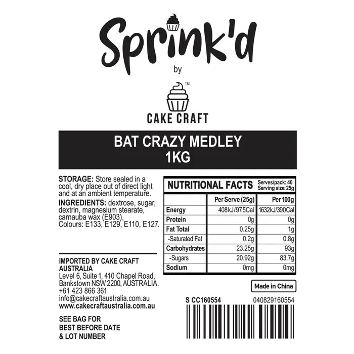 Sprink'd Bat Crazy Medley 1kg