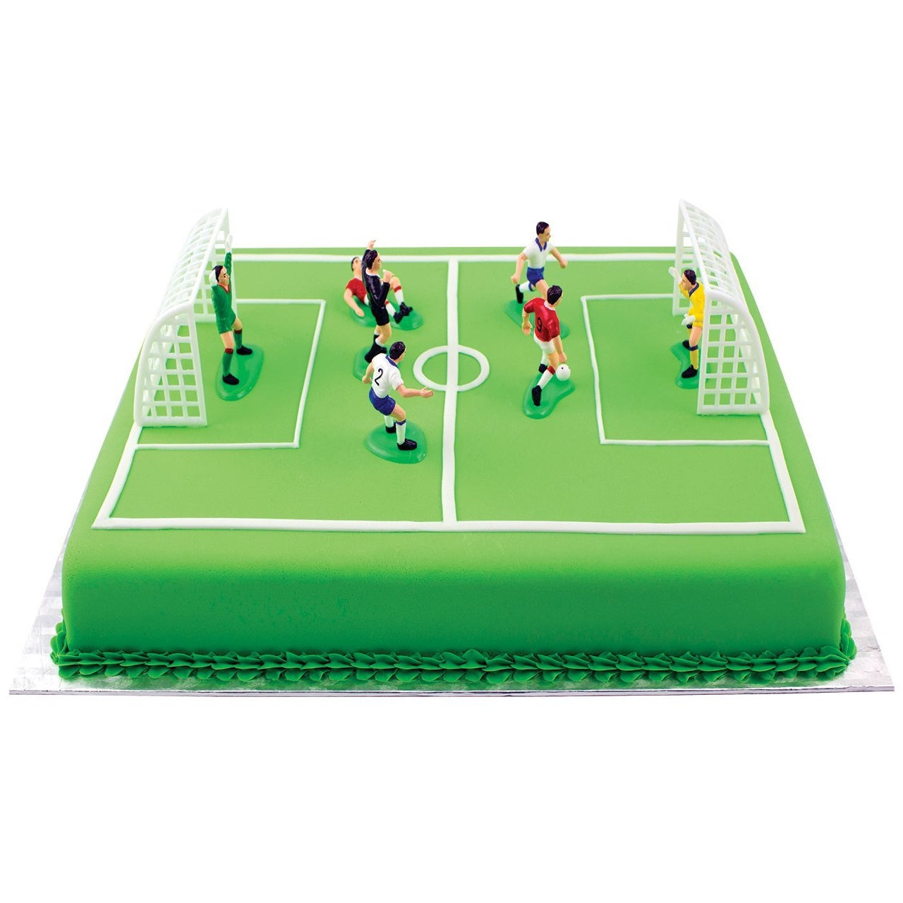 Soccer Players and Goals Cake Decorating Set