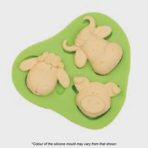 Farm Animals Silicon Mould — Cake Tinz n' Thingz