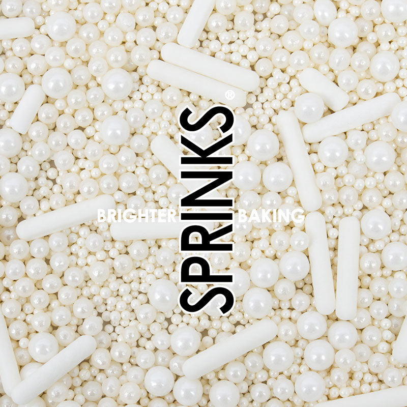 Sprinks Bubble & Bounce Sprinkles - White 500g
