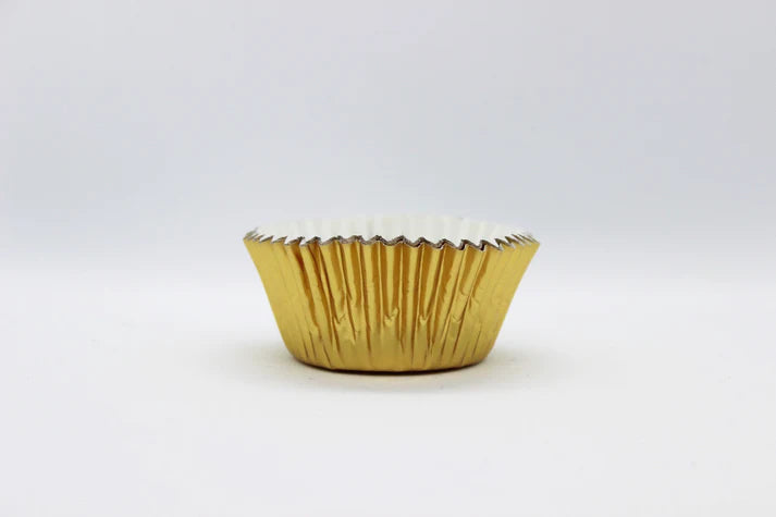 Cupcake Foil Cups 500 Pack - Medium 408 Gold