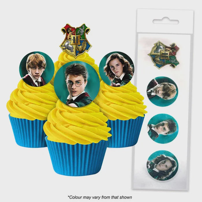 Harry Potter Wafer Cupcake Toppers 16 piece pack