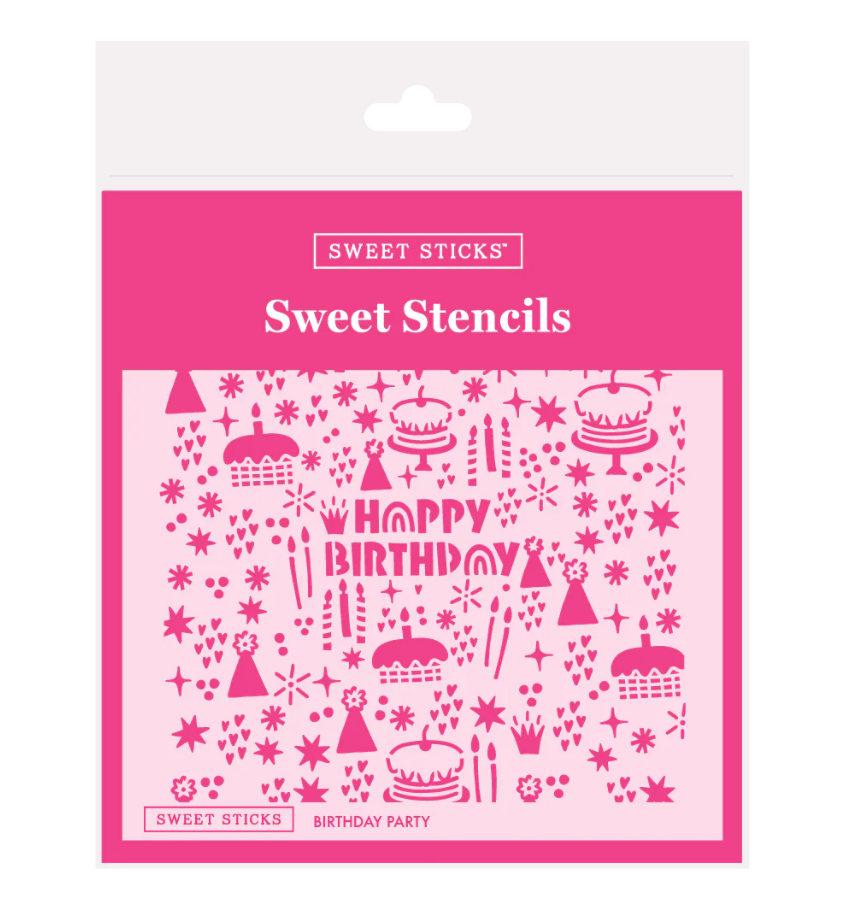 Birthday Party Sweet Stencils by Sweet Sticks