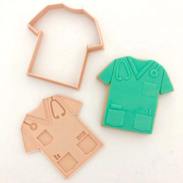 Scrubs Stamp and Cutter Set (Little Biskut)