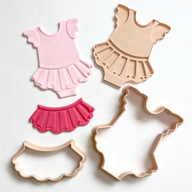 Onesie Stamp and Cutter Set (Little Biskut)