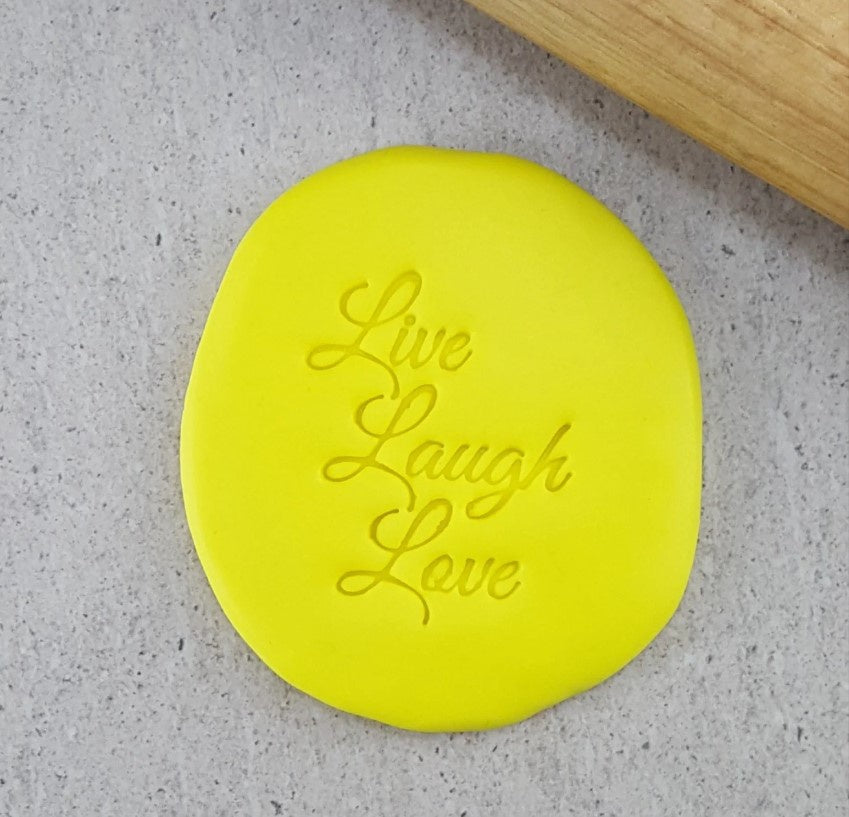 Live Laugh Love Embosser 60mm