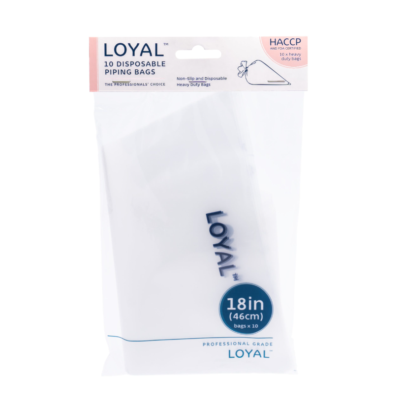 Loyal Disposable Piping Bags Clear 18" (10pc)