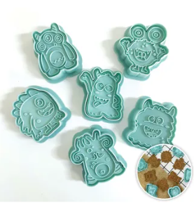 Monsters Cookie Cutters 6pcs