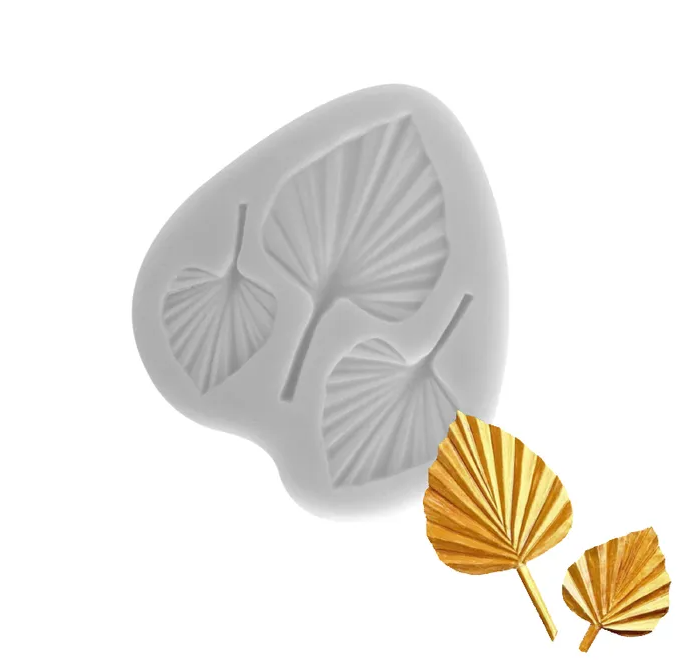 Small Assorted Palm Fans Mould