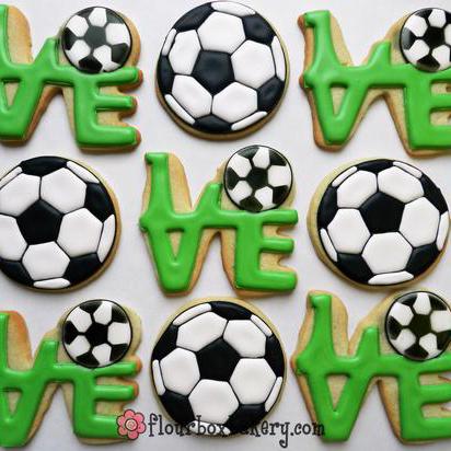 Cookie Stencil - Soccer Balls