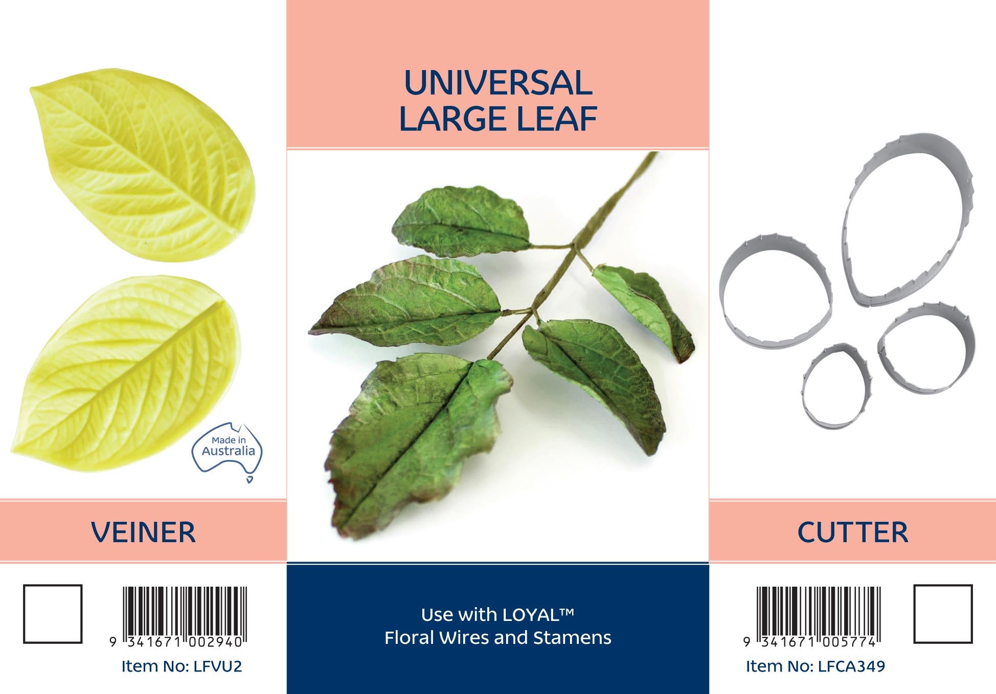 Loyal Large Universal Leaf Cutter Set
