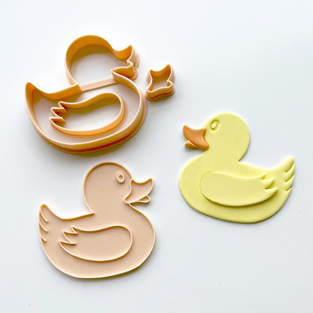 Rubber Ducky Cutter and Embosser Set (Little Biskut)