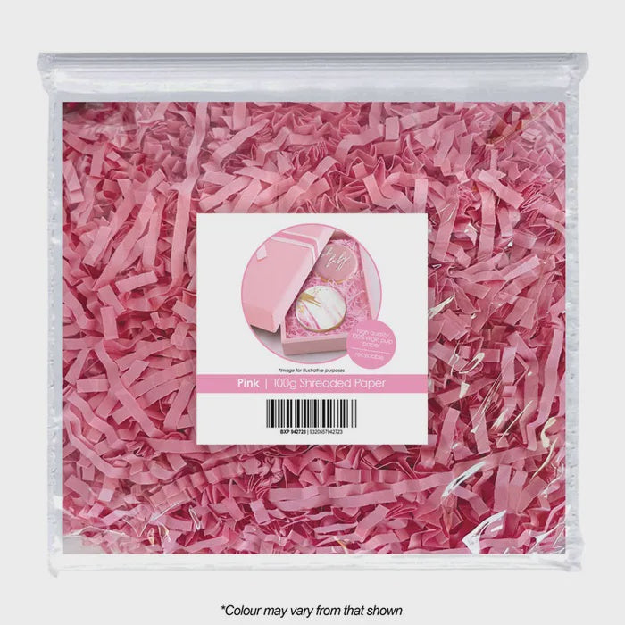 Shredded Paper Pink 100g — Cake Tinz n' Thingz
