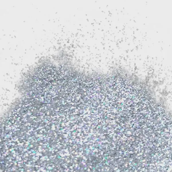 Barco Flitter Glitter Silver Hologram Non Toxic 10ml