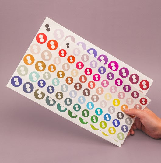 Colour Mill Swatch Spots Stickers (100ml) — Cake Tinz n' Thingz