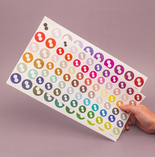 Colour Mill Swatch Spots Stickers (100ml)