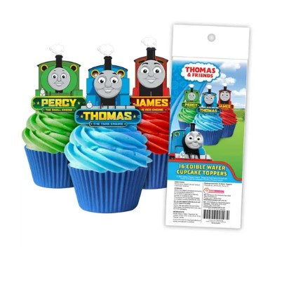 Thomas & Friends Wafer Cupcake Toppers 16 piece pack