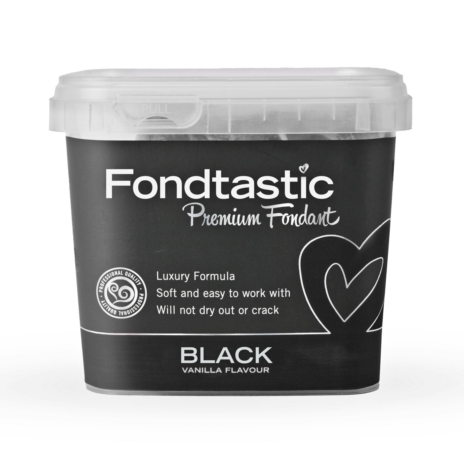 Fondtastic Premium Fondant - Black 1kg